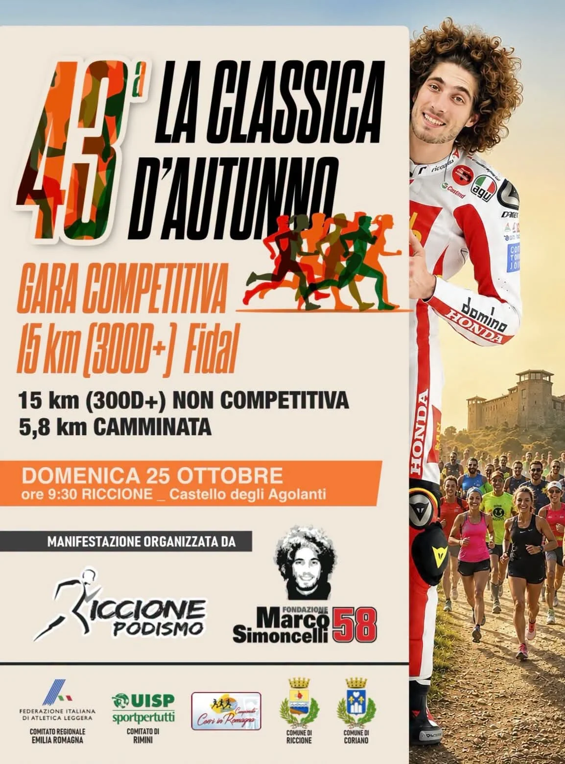 Volantino 43a Classica d'Autunno Memorial SIC