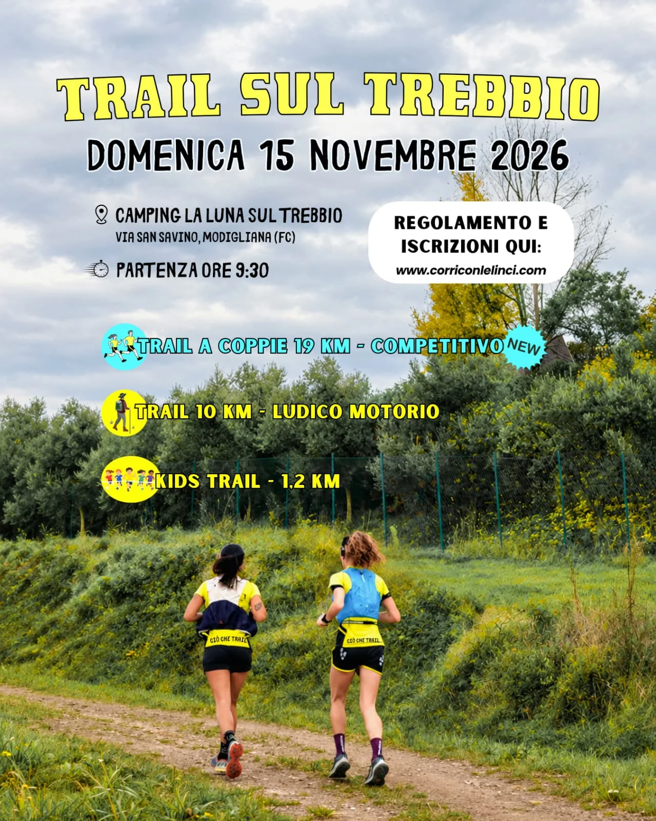 Volantino Trail sul Trebbio